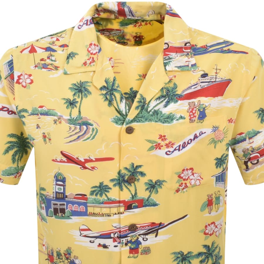 Image number 2 for Ralph Lauren Short Sleeve Shirt Yellow