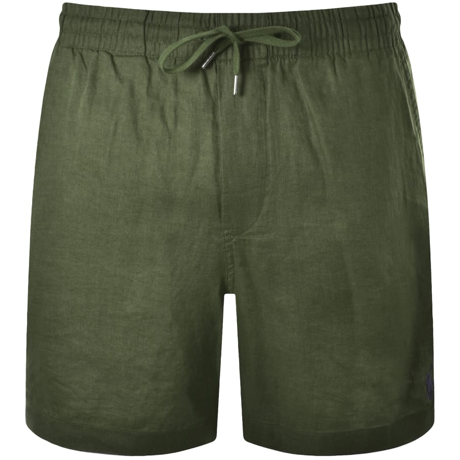Image number 1 for Ralph Lauren Linen Prepster Shorts Green