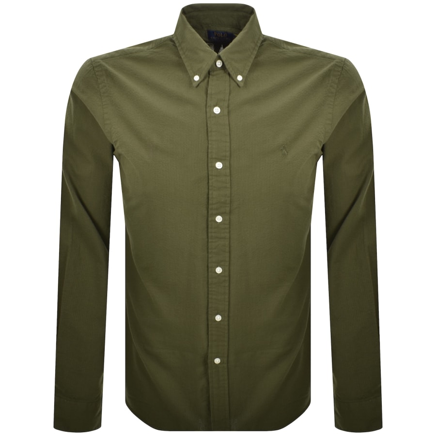 Image number 1 for Ralph Lauren Long Sleeve Shirt Green
