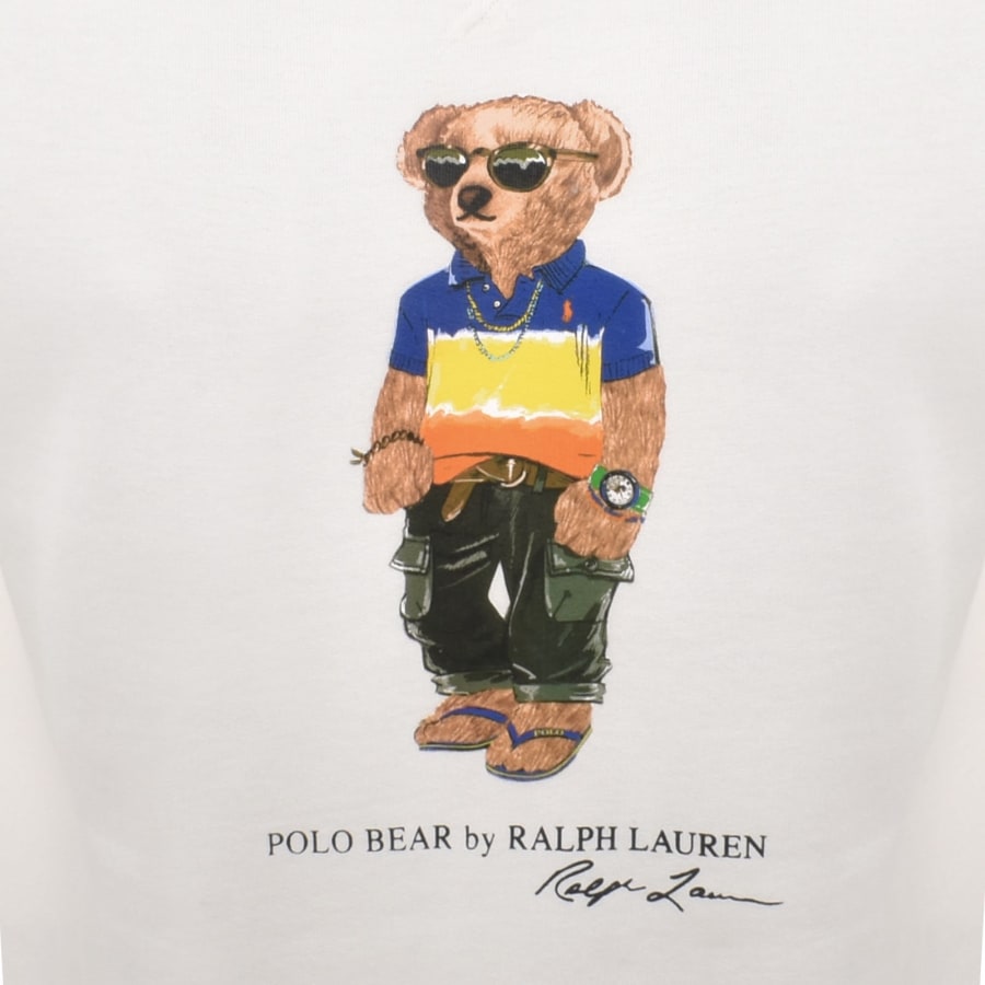Image number 3 for Ralph Lauren Bear Sweatshirt White