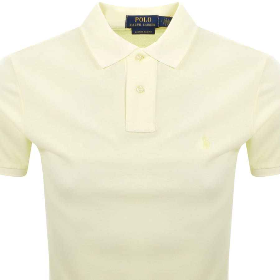 Image number 2 for Ralph Lauren Short Sleeve Polo Lime Yellow