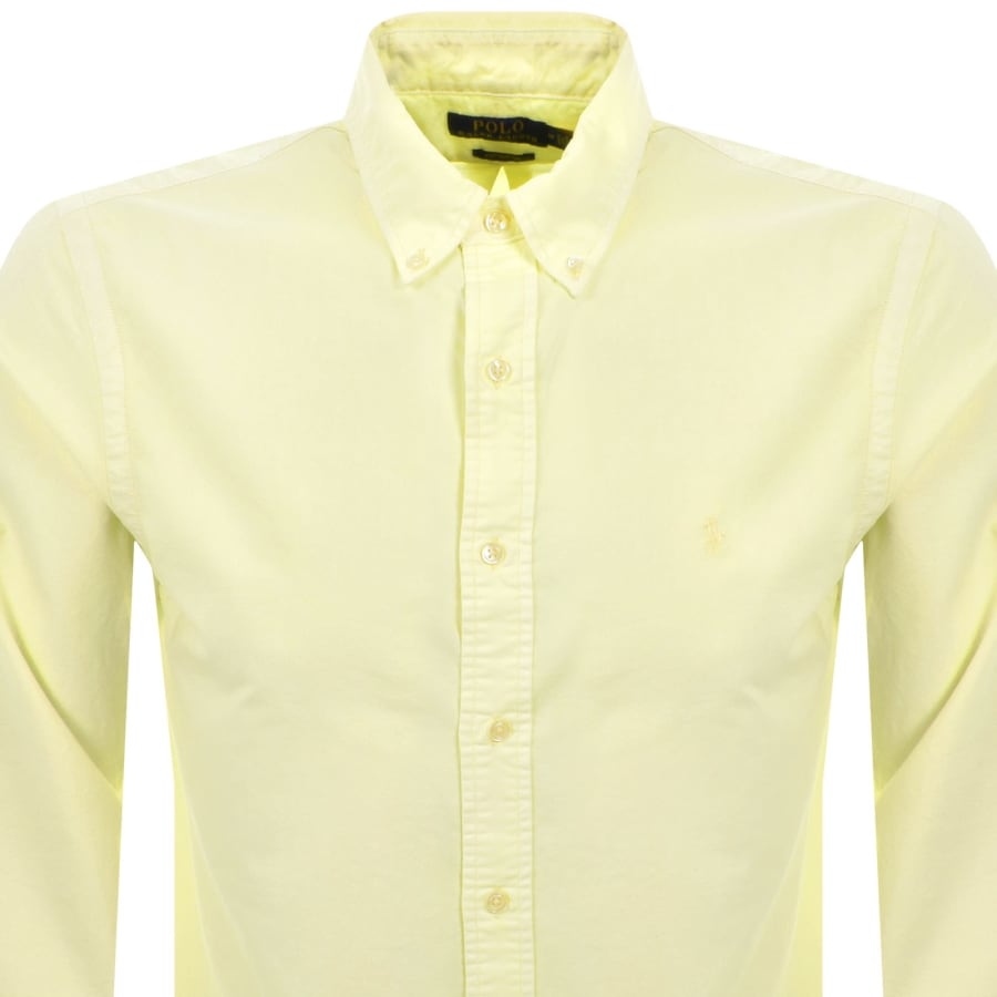 Image number 2 for Ralph Lauren Long Sleeve Shirt Yellow