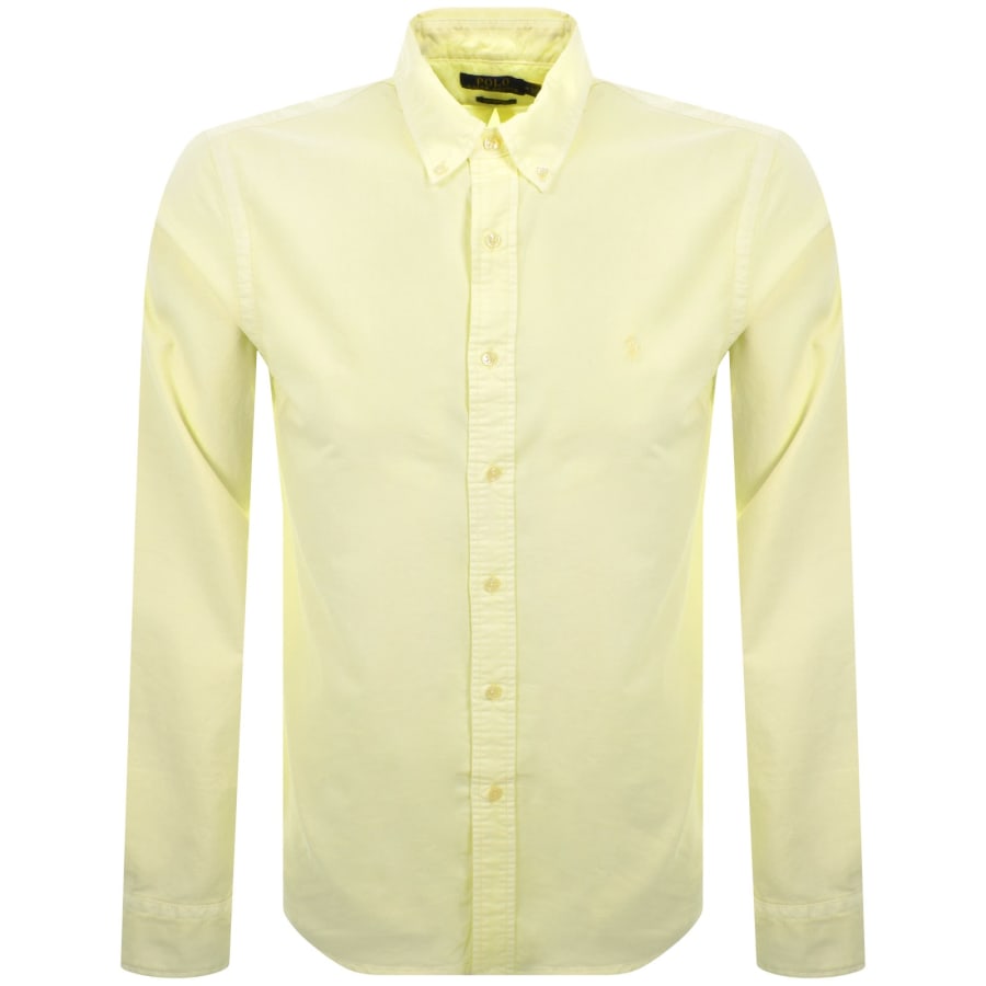 Image number 1 for Ralph Lauren Long Sleeve Shirt Yellow