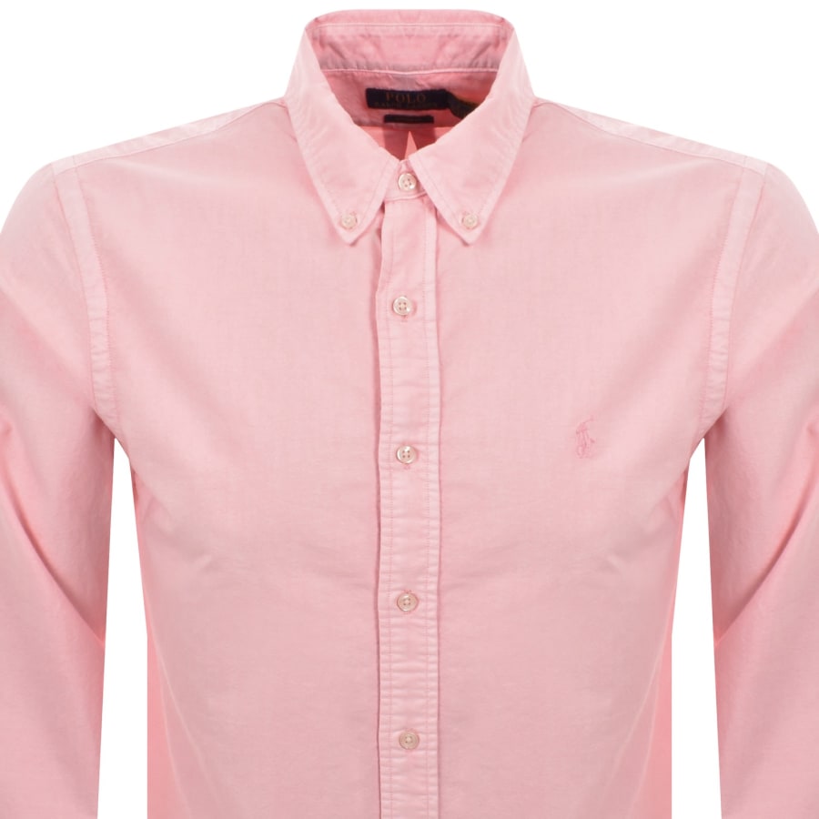 Image number 2 for Ralph Lauren Long Sleeve Shirt Pink