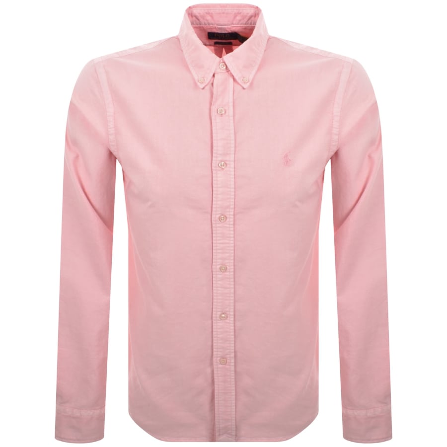 Image number 1 for Ralph Lauren Long Sleeve Shirt Pink