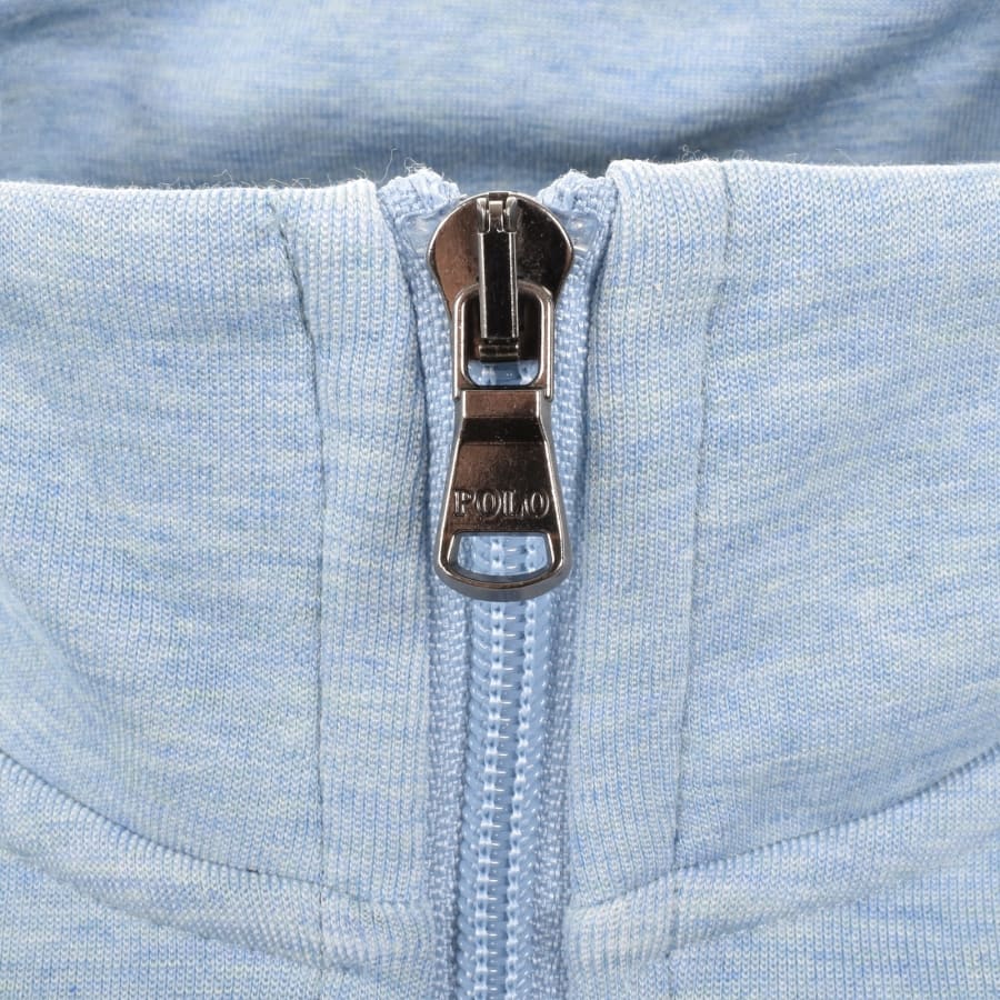Image number 4 for Ralph Lauren Quarter Zip Sweatshirt Blue