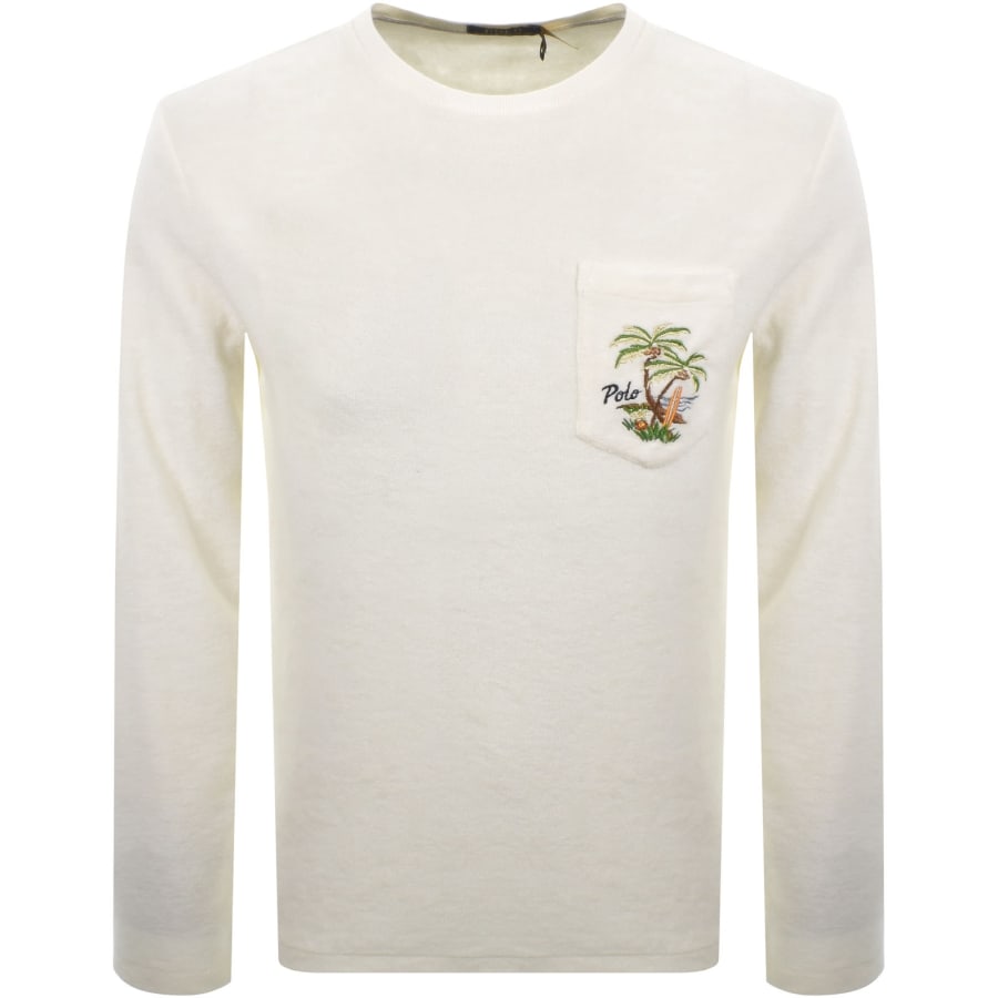 Image number 2 for Ralph Lauren Towelling T Shirt White