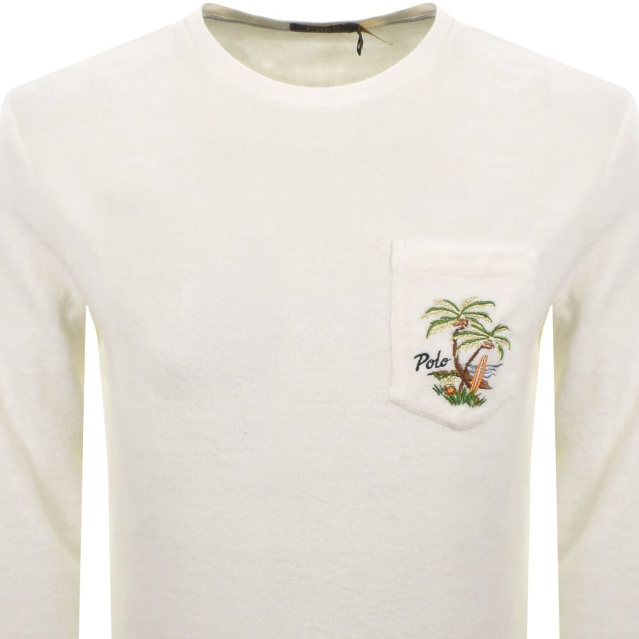 Image number 3 for Ralph Lauren Towelling T Shirt White