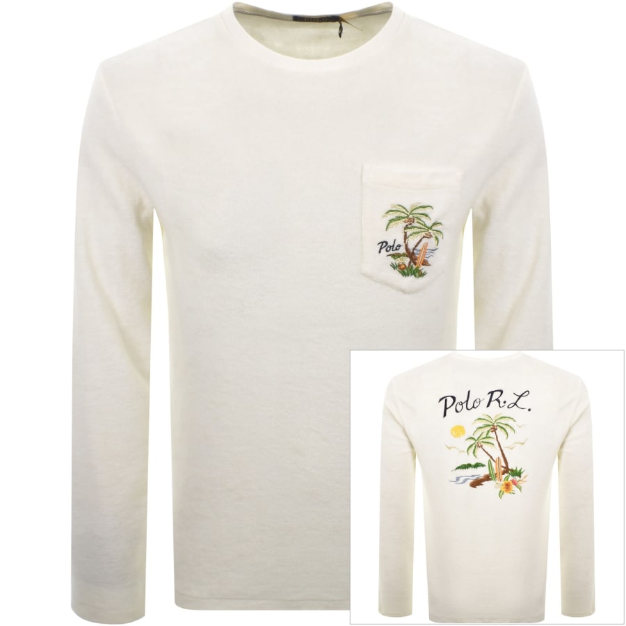 Image number 1 for Ralph Lauren Towelling T Shirt White