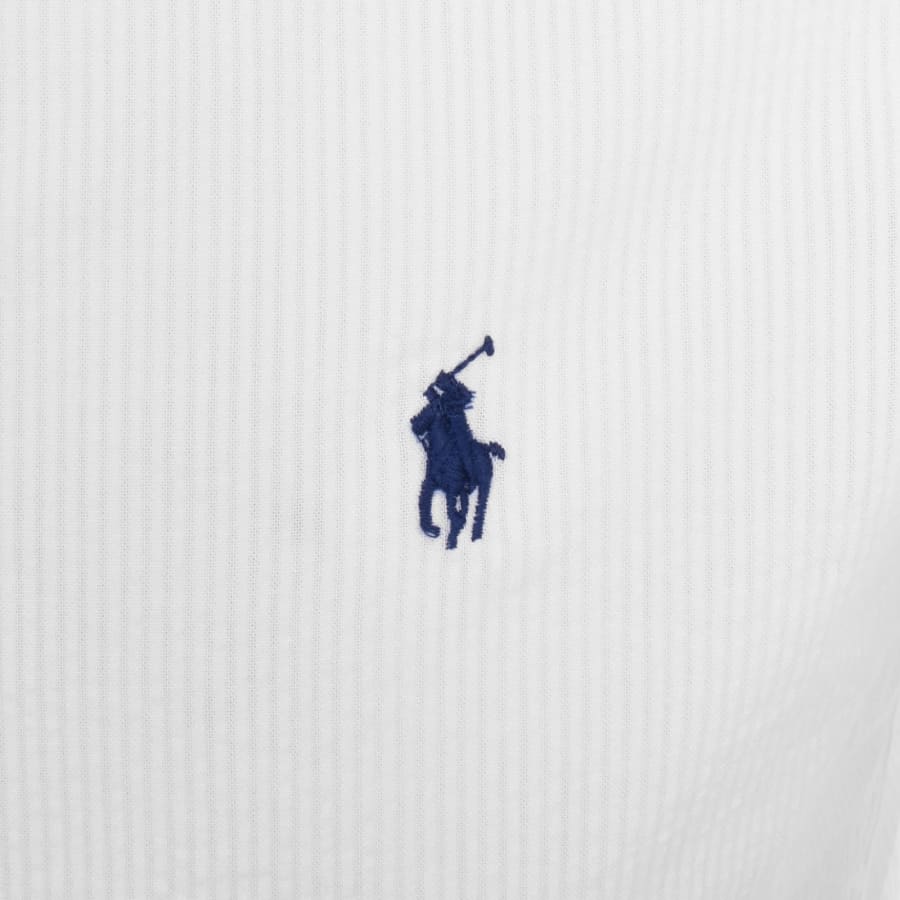 Image number 3 for Ralph Lauren Seersucker Short Sleeve Shirt White