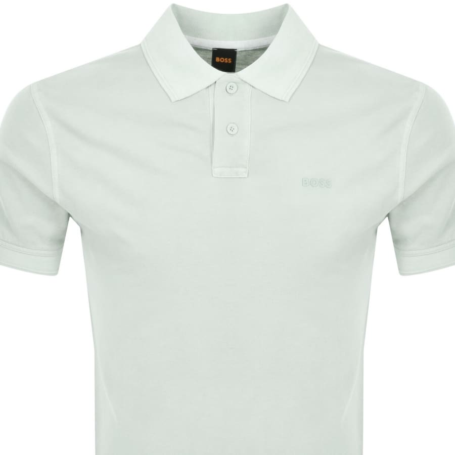 Image number 2 for BOSS Prime Polo T Shirt Pastel Green