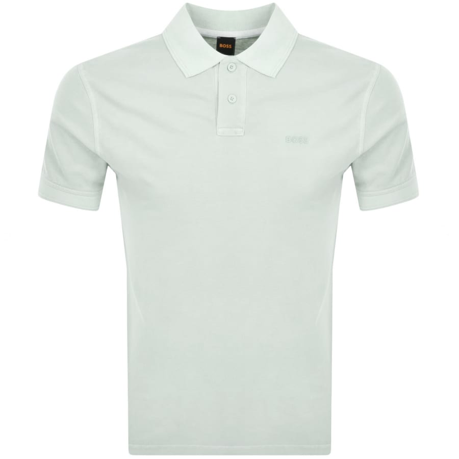 Image number 1 for BOSS Prime Polo T Shirt Pastel Green