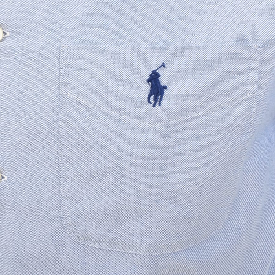 Image number 3 for Ralph Lauren Classic Fit Short Sleeve Shirt Blue