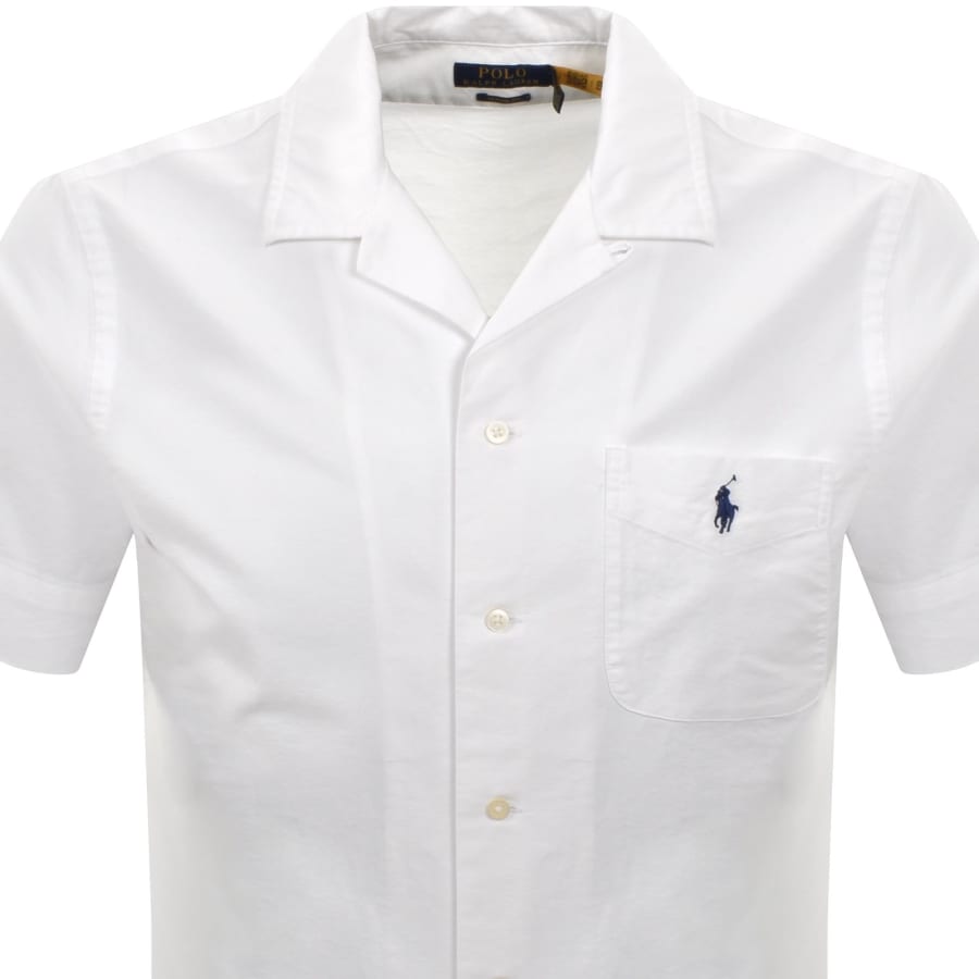 Image number 2 for Ralph Lauren Classic Fit Short Sleeve Shirt White