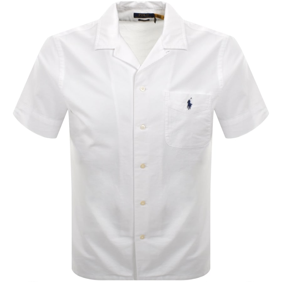 Image number 1 for Ralph Lauren Classic Fit Short Sleeve Shirt White