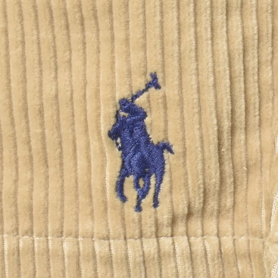 Image number 3 for Ralph Lauren Corduroy Shorts Beige