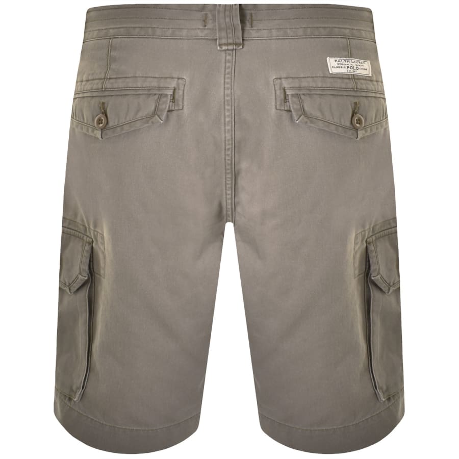 Image number 2 for Ralph Lauren Gellar Cargo Shorts Grey