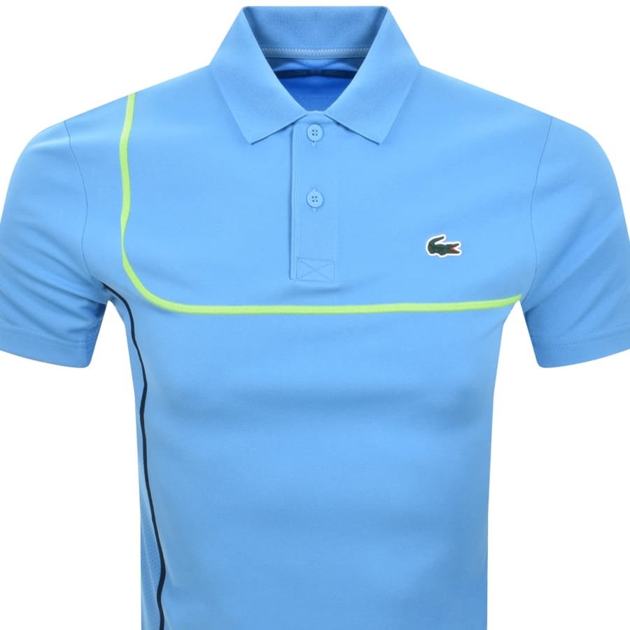 Image number 2 for Lacoste Sport Polo T Shirt Blue