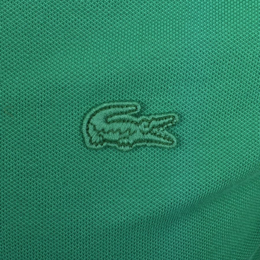 Image number 3 for Lacoste Tonal Logo Polo T Shirt Green