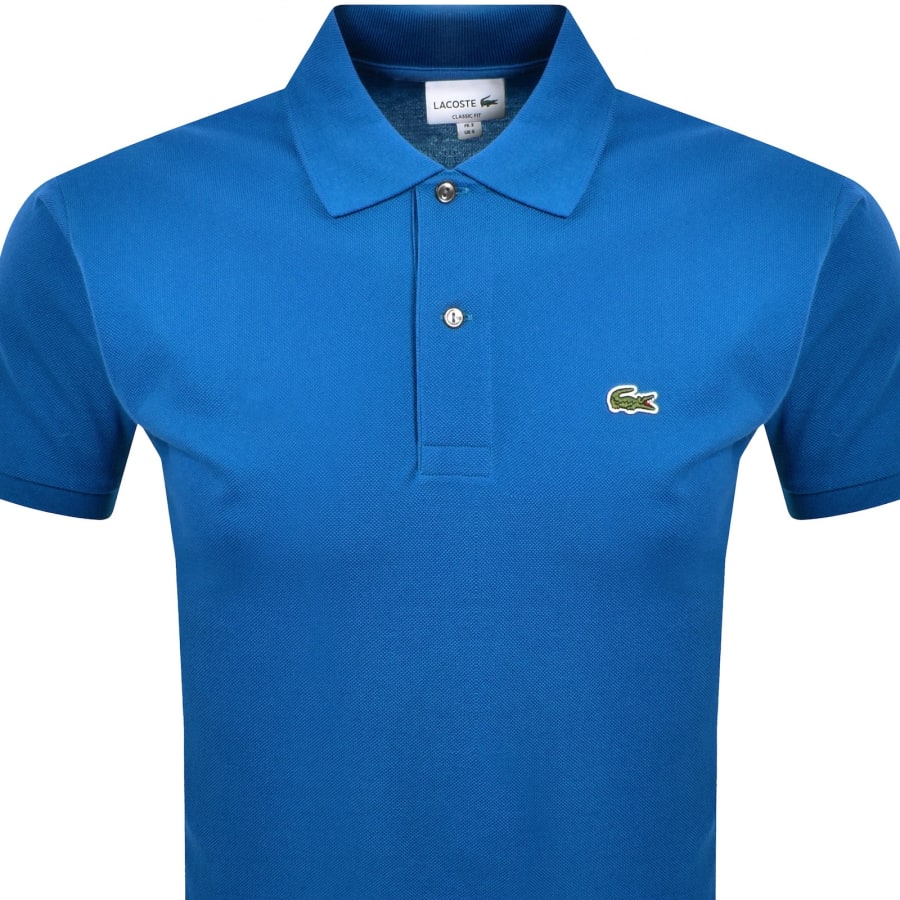 Image number 2 for Lacoste Classic Fit Polo T Shirt Blue