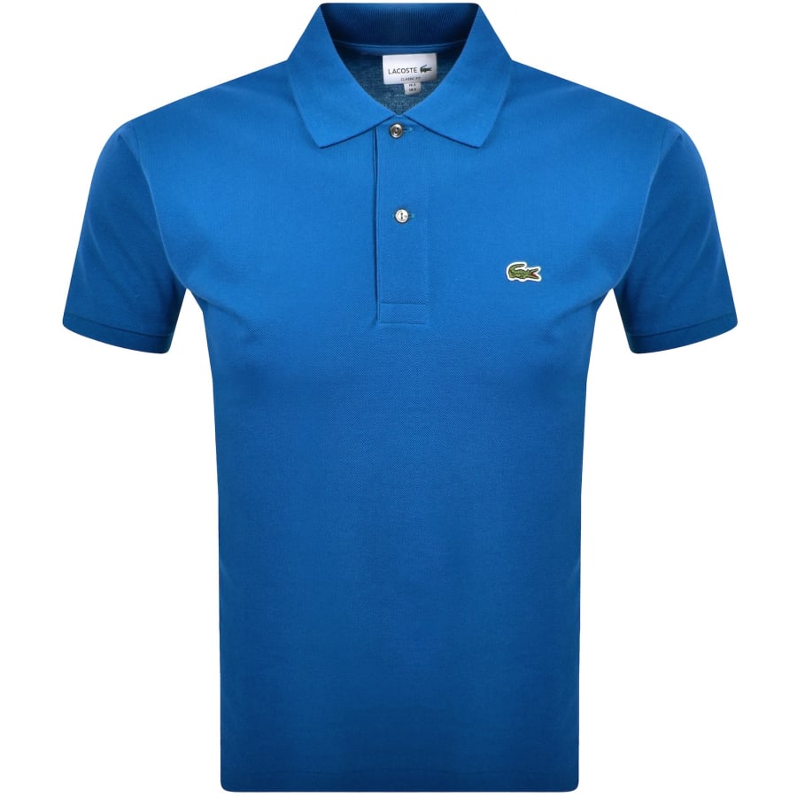Image number 1 for Lacoste Classic Fit Polo T Shirt Blue
