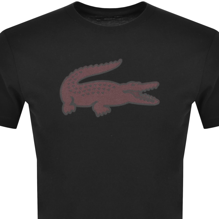 Image number 2 for Lacoste Sport Logo T Shirt Black