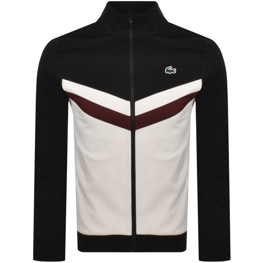 Image number 1 for Lacoste Full Zip Sweatshirt Black