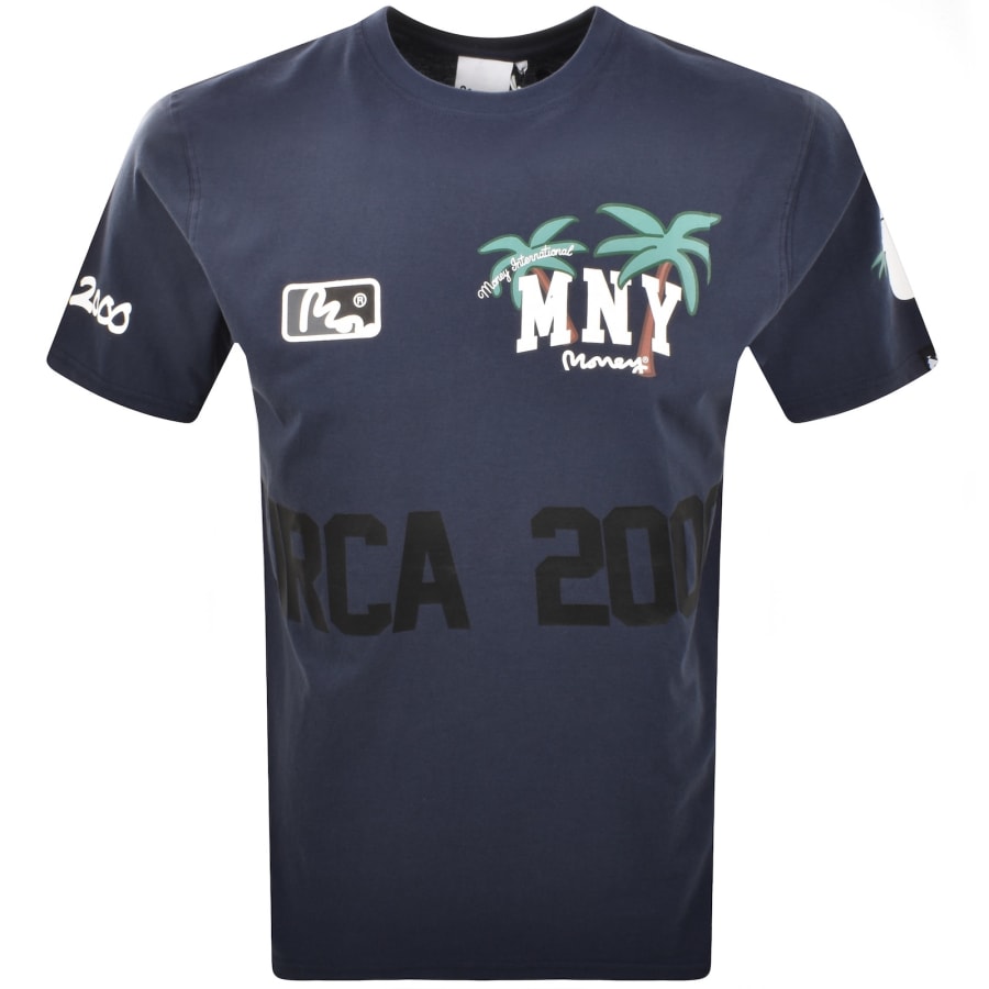 Image number 2 for Money Lux Circa T Shirt Blue Night