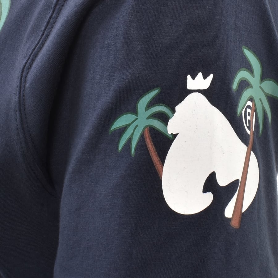 Image number 3 for Money Lux Circa T Shirt Blue Night