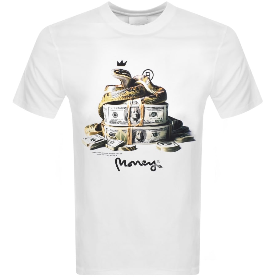 Image number 2 for Money Snake T Shirt White