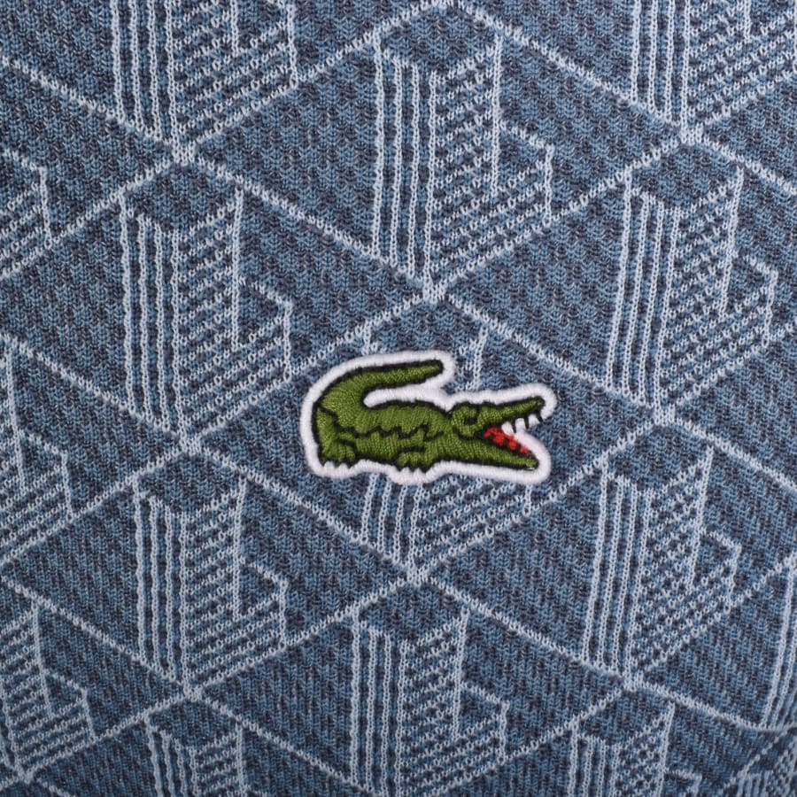 Image number 4 for Lacoste Full Zip Sweatshirt Blue