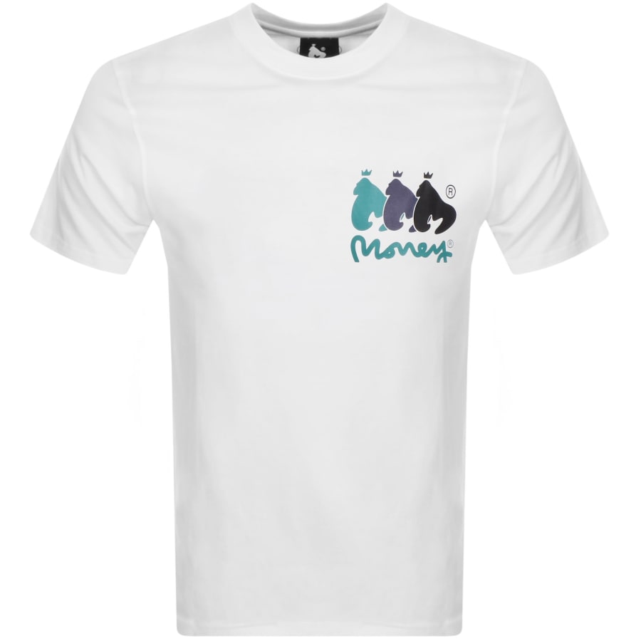 Image number 2 for Money Triple Ape T Shirt White