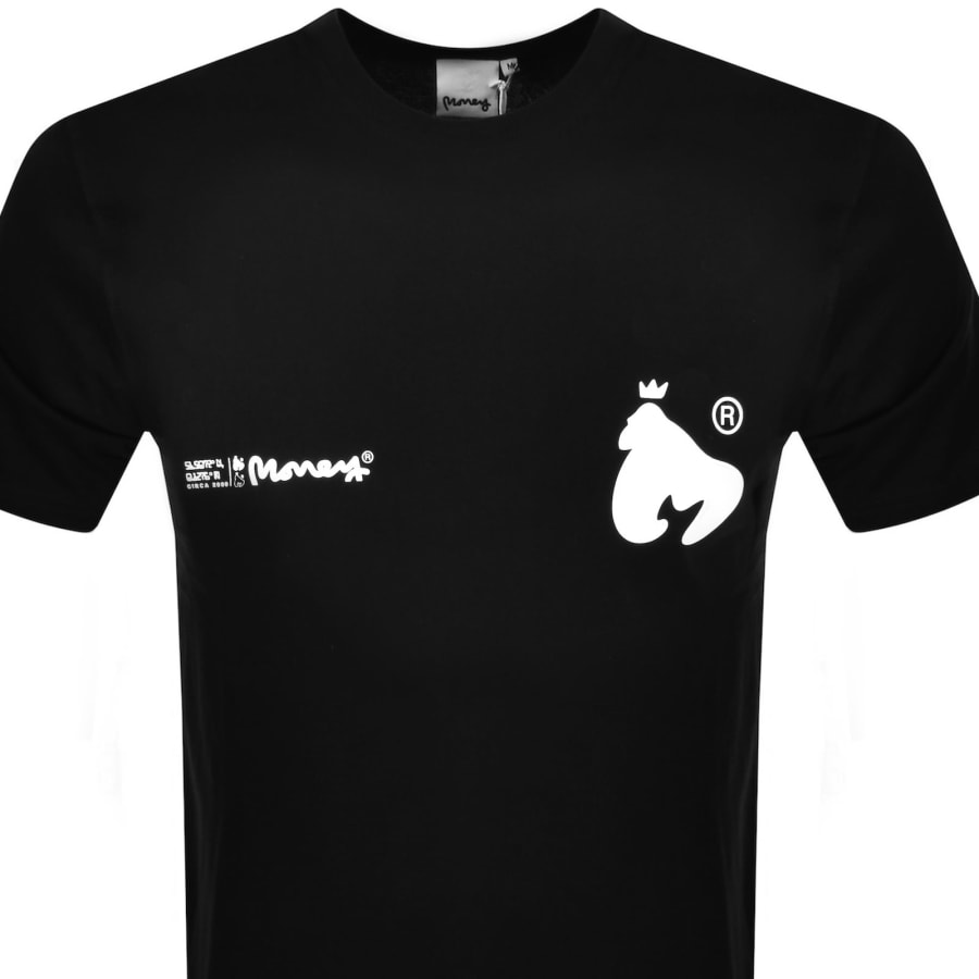 Image number 3 for Money Ape Signature T Shirt Black