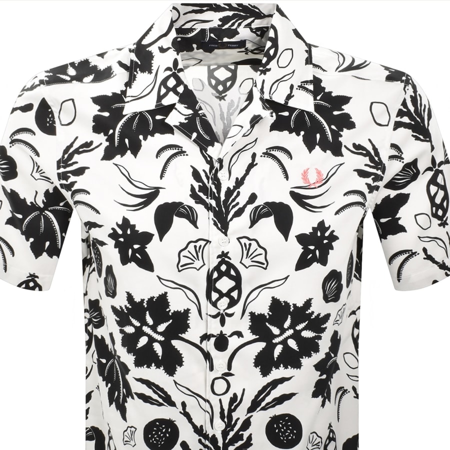 Image number 2 for Fred Perry Revere Collar Shirt White