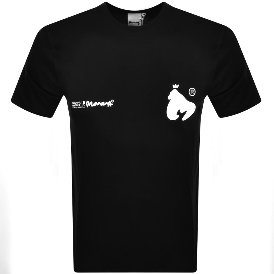 Image number 2 for Money Ape Signature T Shirt Short Set Black