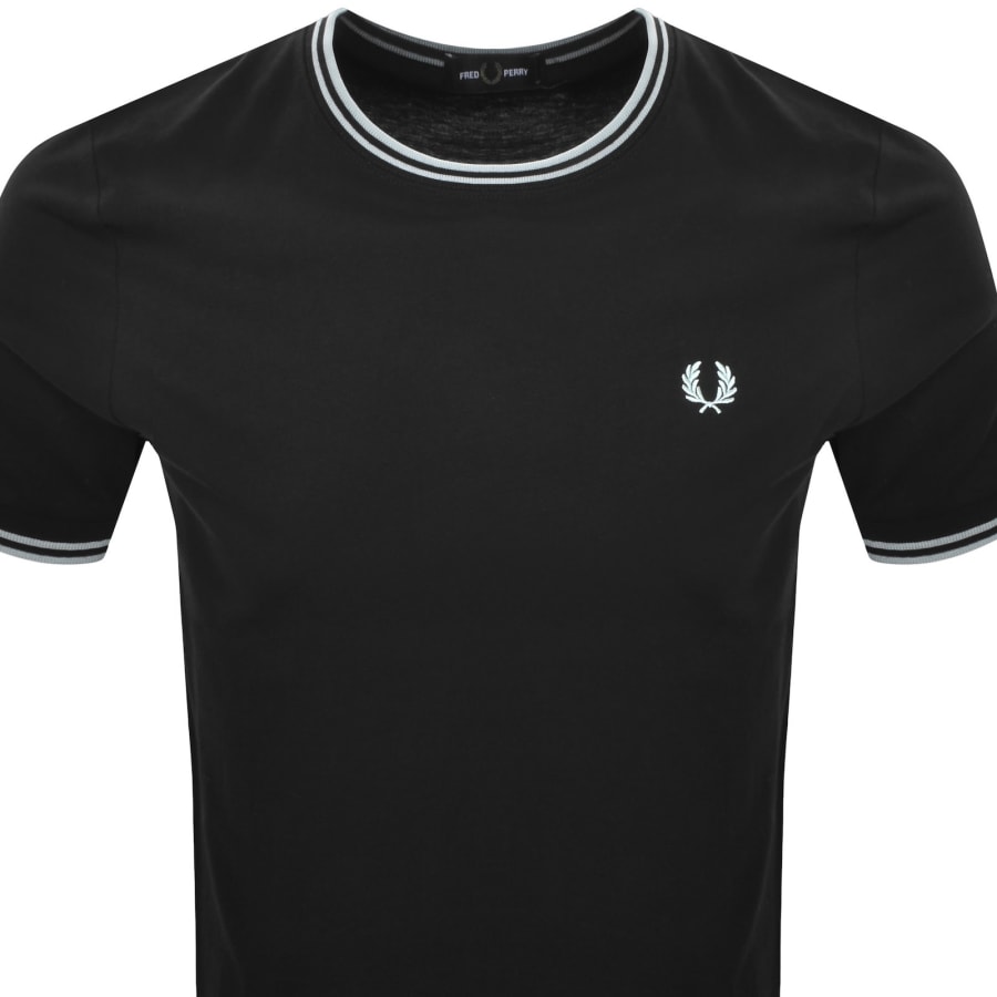 Image number 2 for Fred Perry Twin Tipped T Shirt Black