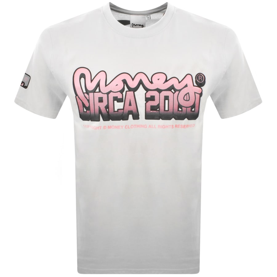 Image number 2 for Money Circa Fade T Shirt Short Set Grey
