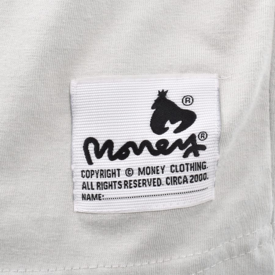 Image number 3 for Money Circa Fade T Shirt Short Set Grey