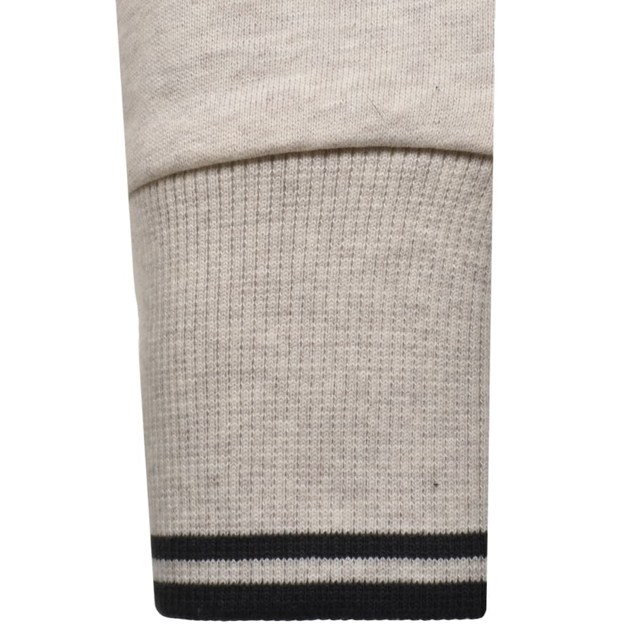 Image number 4 for Fred Perry Crew Neck Sweatshirt Beige