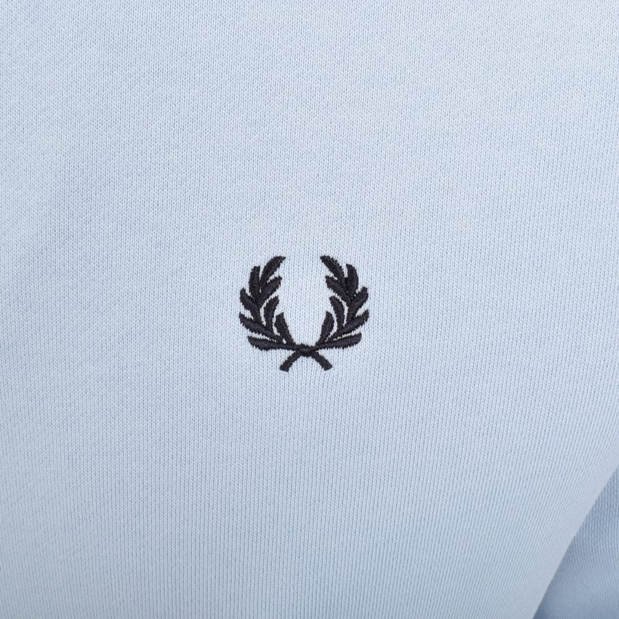 Image number 3 for Fred Perry Half Zip Sweatshirt Blue