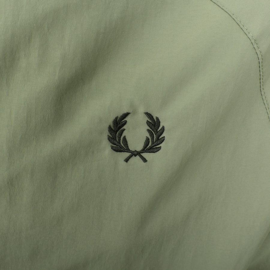 Image number 3 for Fred Perry Taslan Shell Jacket Green