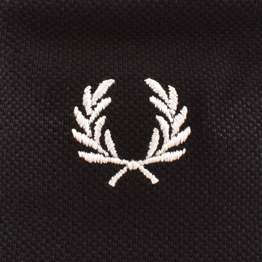 Image number 3 for Fred Perry Pique Bucket Hat Black