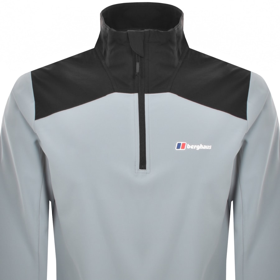 Image number 2 for Berghaus Terrain Trek Half Zip Jacket Black