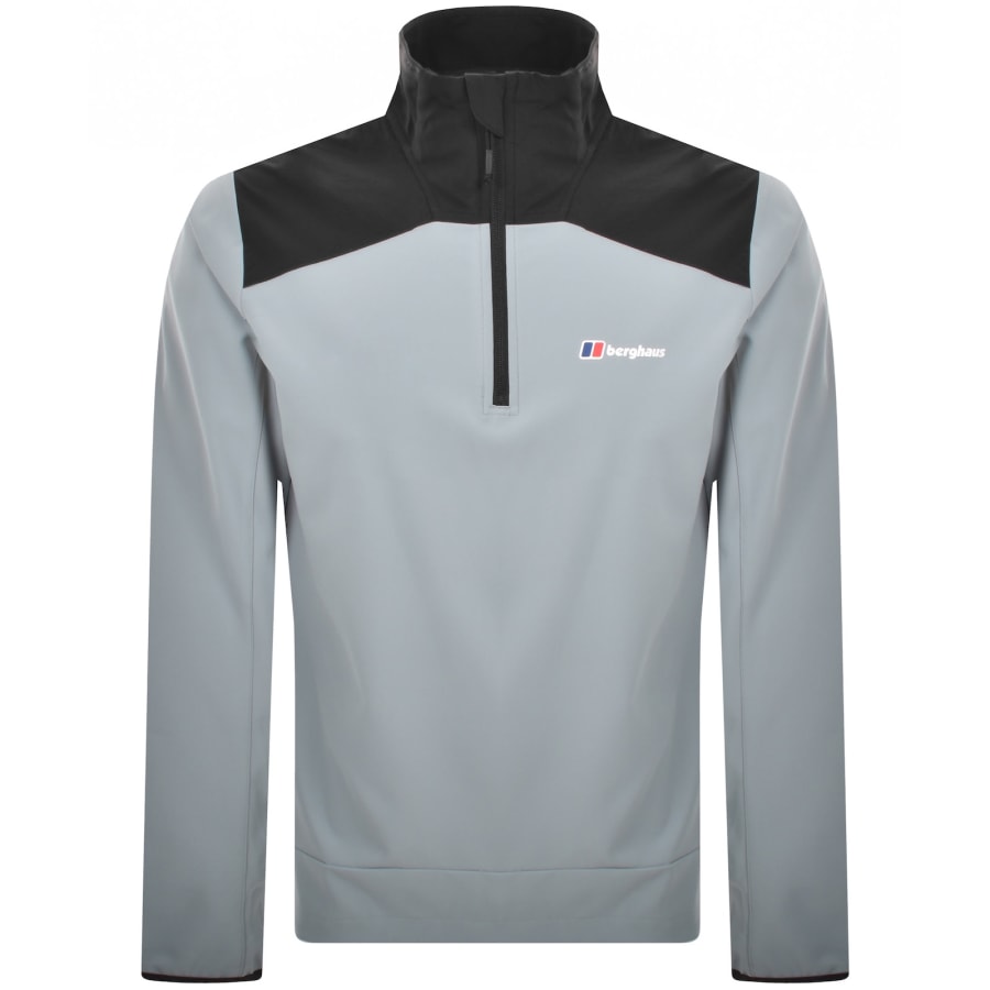 Image number 1 for Berghaus Terrain Trek Half Zip Jacket Black