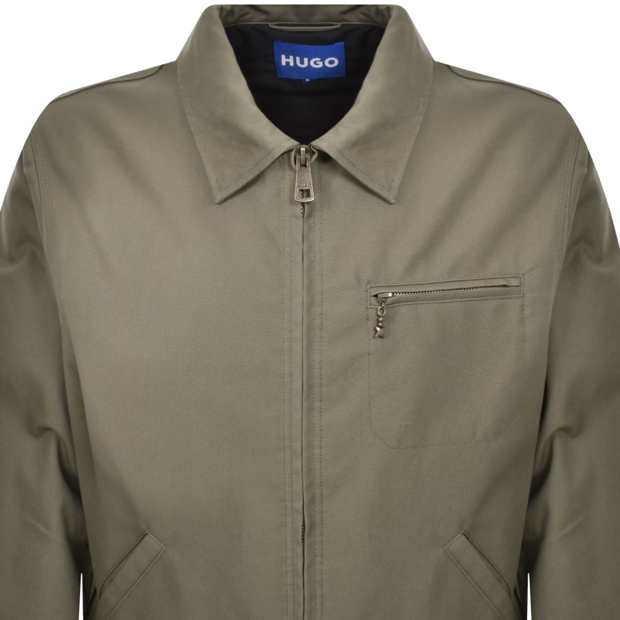 Image number 2 for HUGO Blue Blake2531 Jacket Green