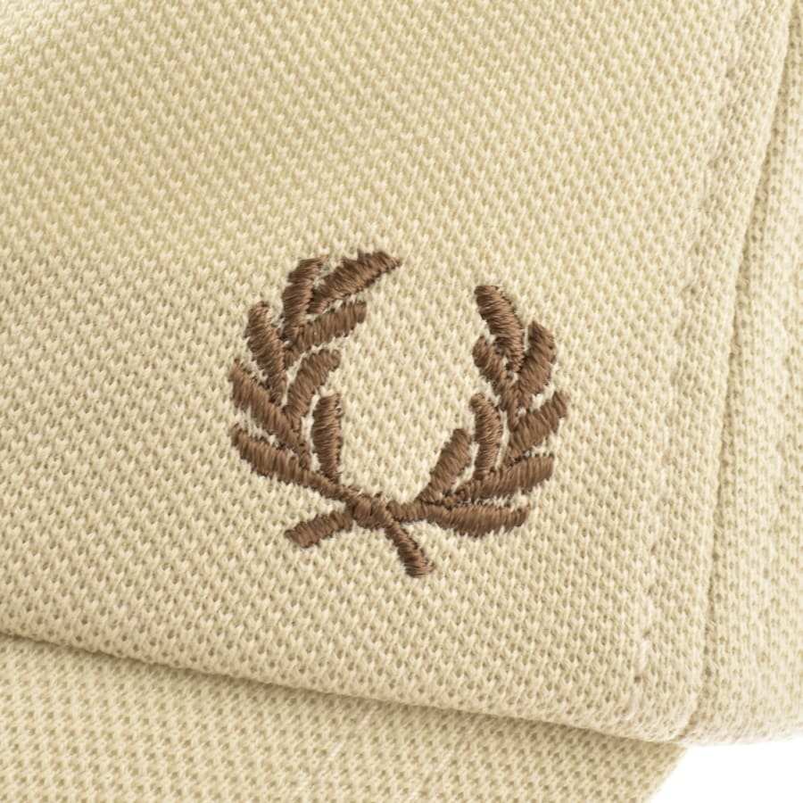 Image number 4 for Fred Perry Pique Classic Cap Cream