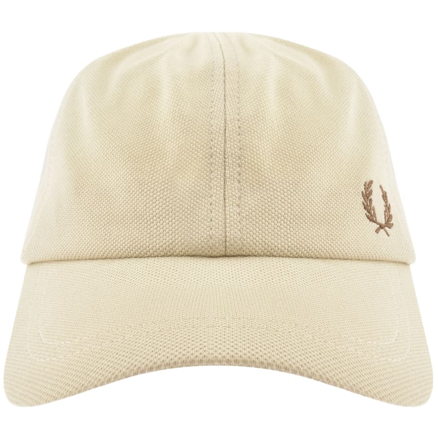 Image number 1 for Fred Perry Pique Classic Cap Cream