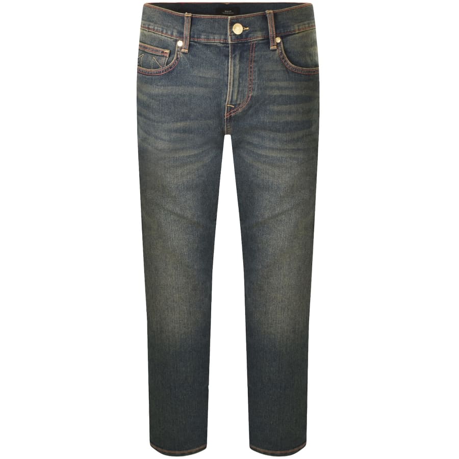 Image number 2 for True Religion Rocco Mid Wash Skinny Jeans Blue