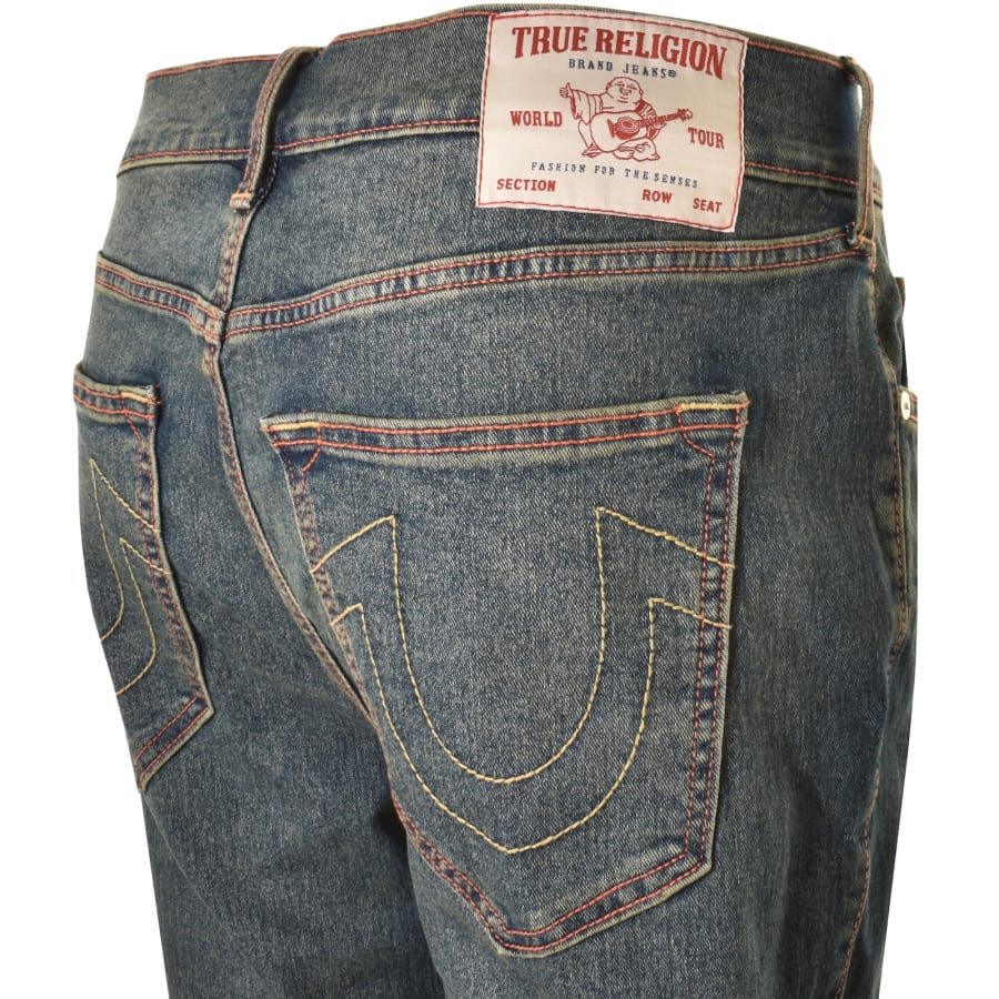 Image number 4 for True Religion Rocco Mid Wash Skinny Jeans Blue