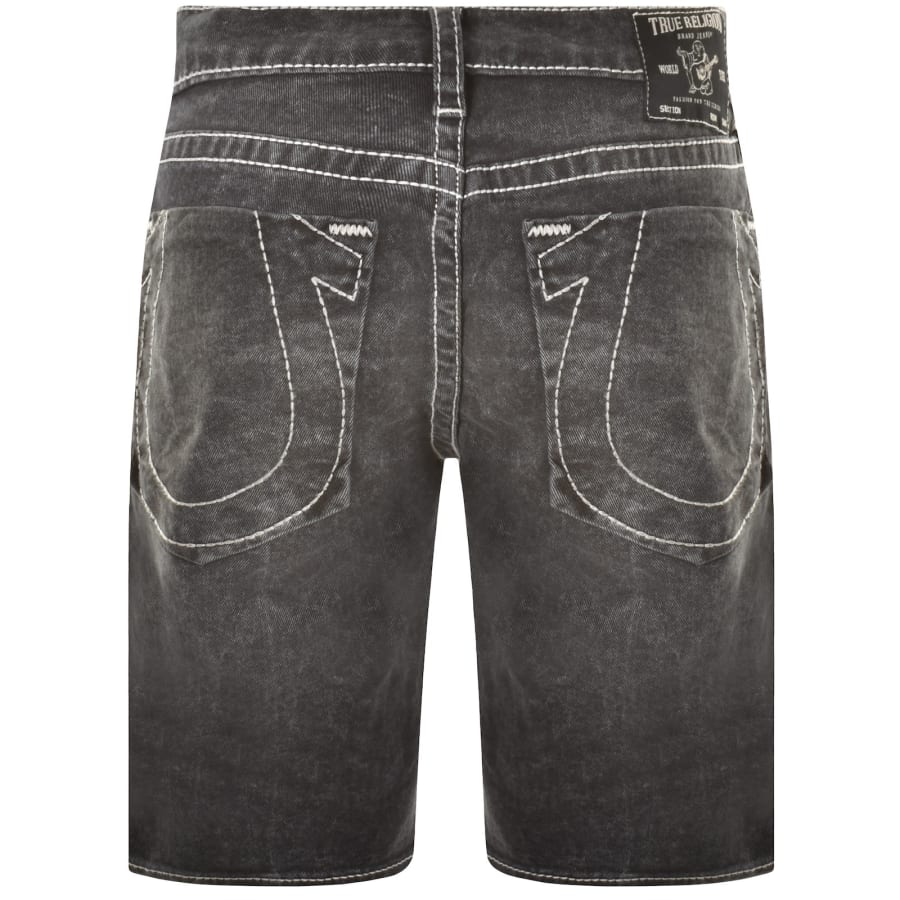 Image number 3 for True Religion Ricky Shorts Washed Black